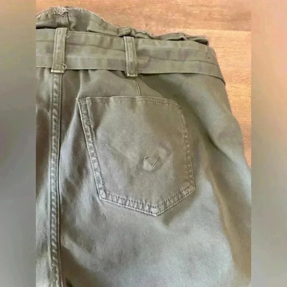 Hudson Remi High Rise Paperbag Jeans in Olive - Picture 7 of 13